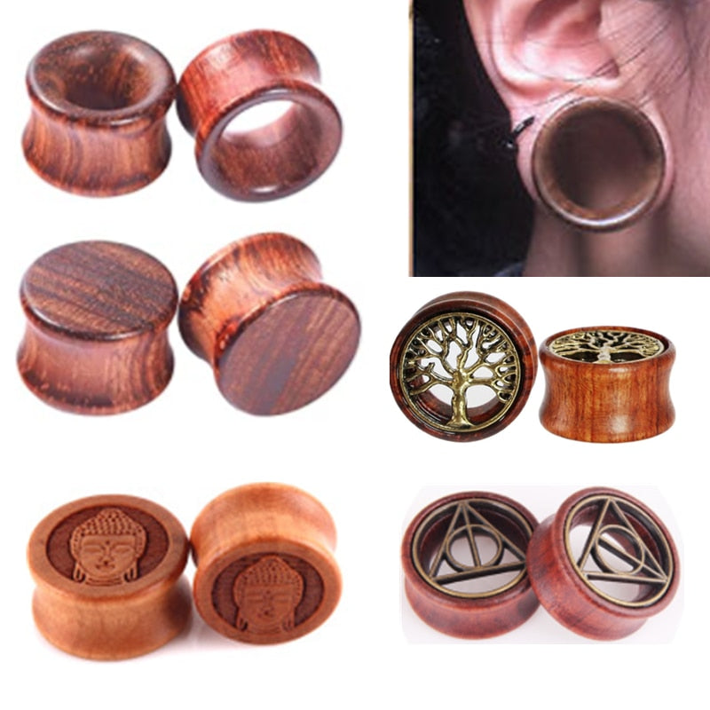 Wooden Ear Gauges