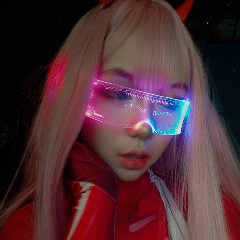 LED Luminous Unisex Sunglasses UV400