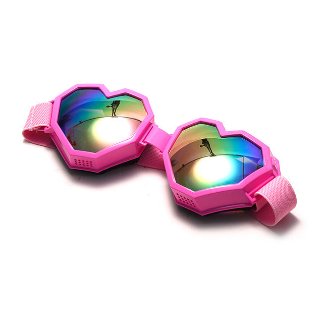 Heart Shaped Goggle Sunglasses