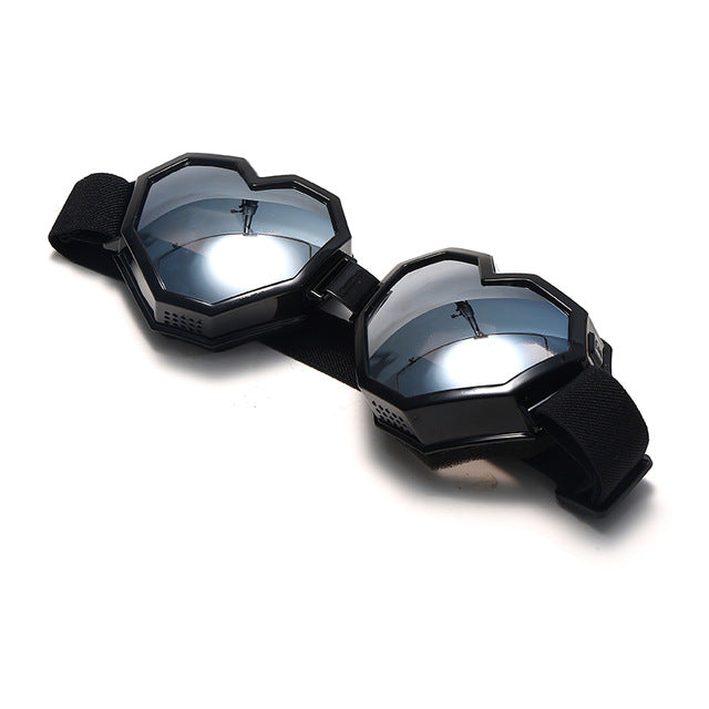 Heart Shaped Goggle Sunglasses