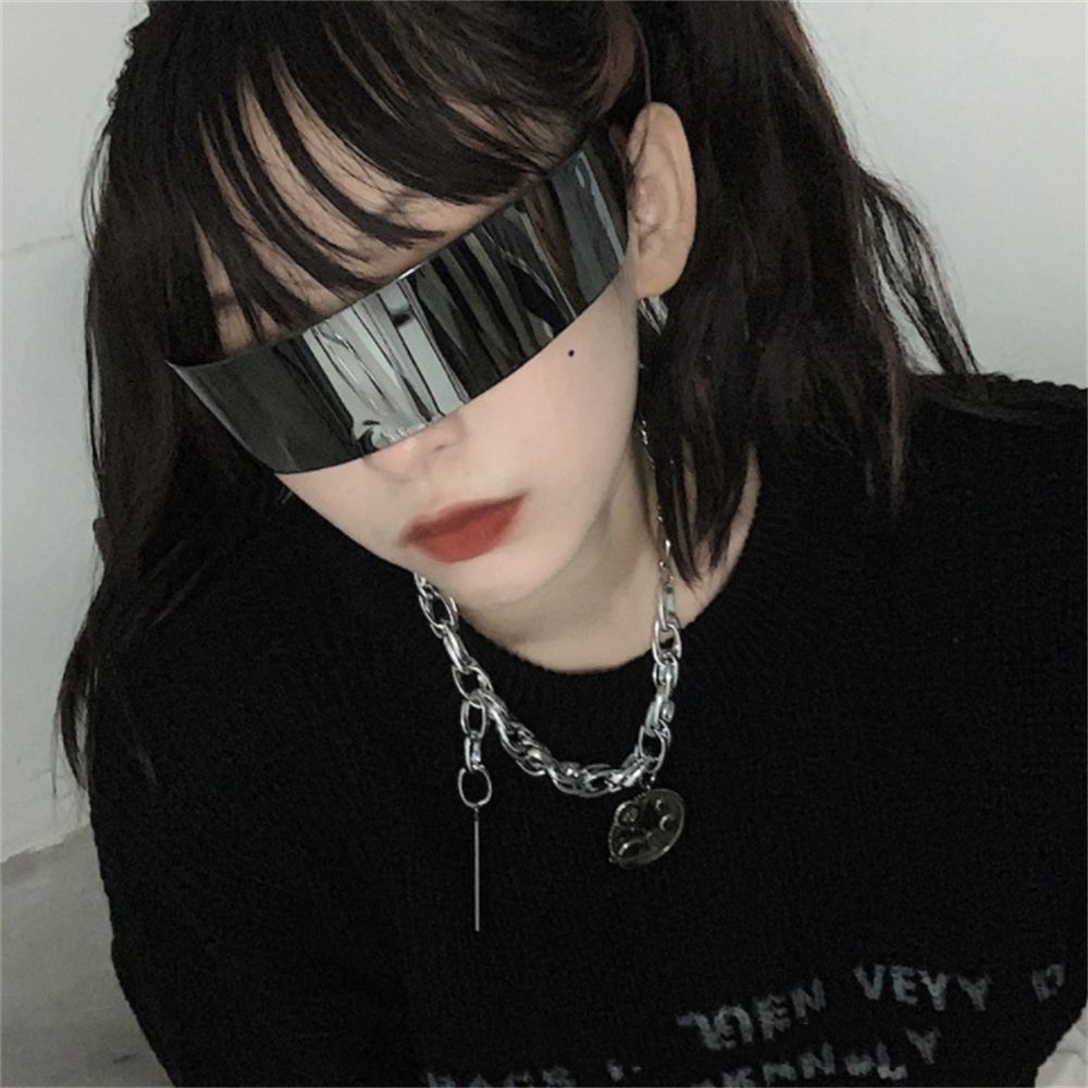 Future Warrior Rimless Retro Punk Sunglasses  UV Protection