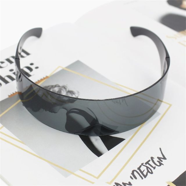 Future Warrior Rimless Retro Punk Sunglasses  UV Protection